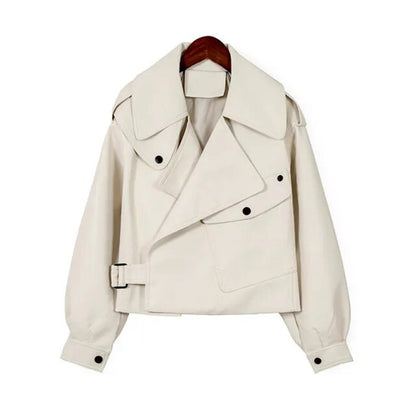 Women's Cropped Jacket | Belted & Tailored 1