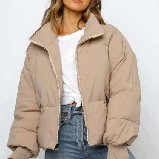 Women's Cropped Puffer Jacket | Lightweight & Warm