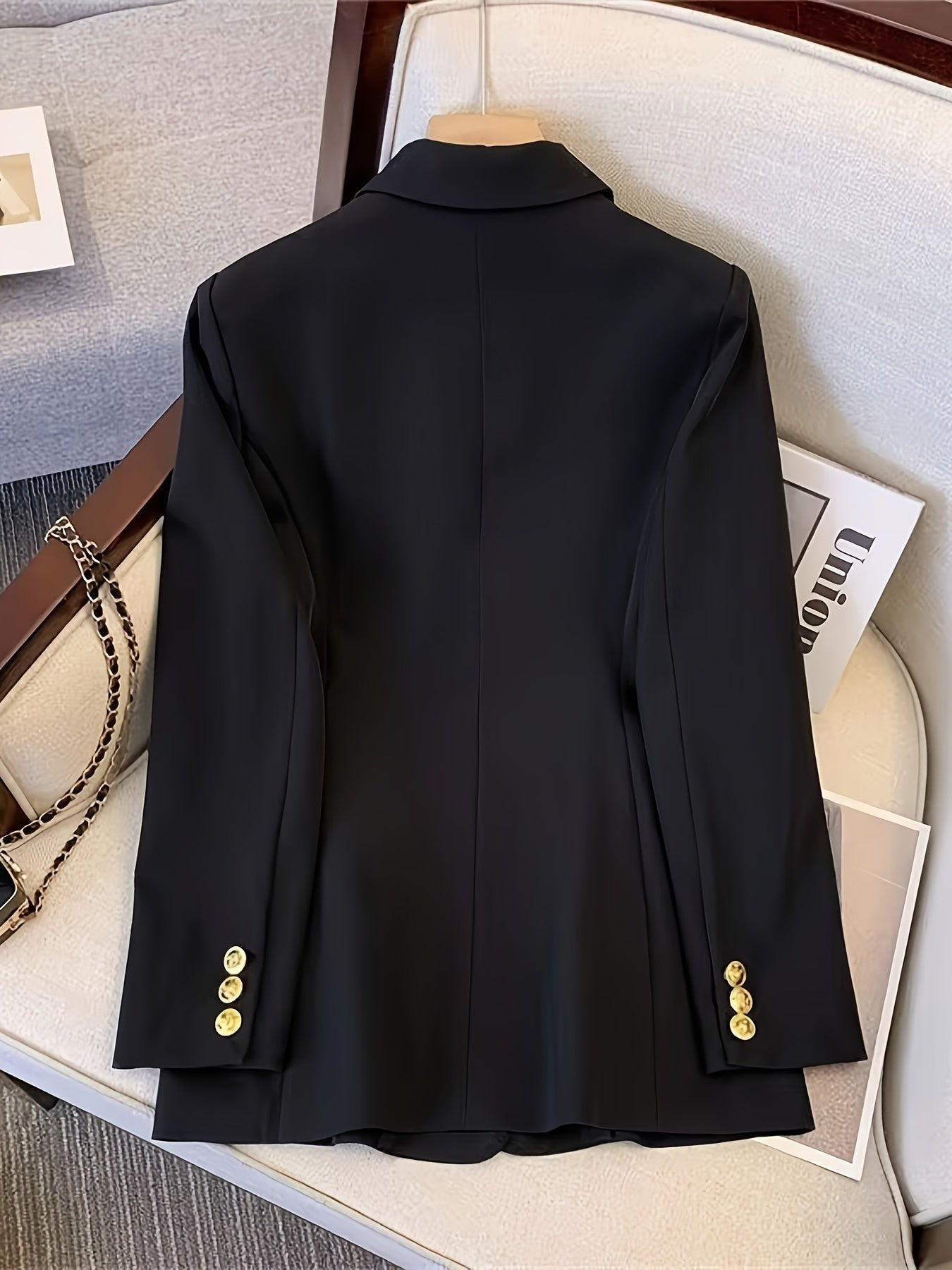 Women's Double-Breasted Blazer for All-Season Events