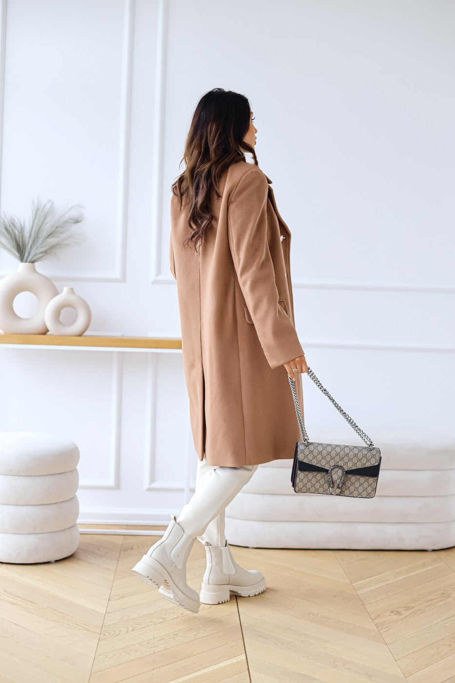 Women's Double-Breasted Coat | Tailored Fit & Long Length