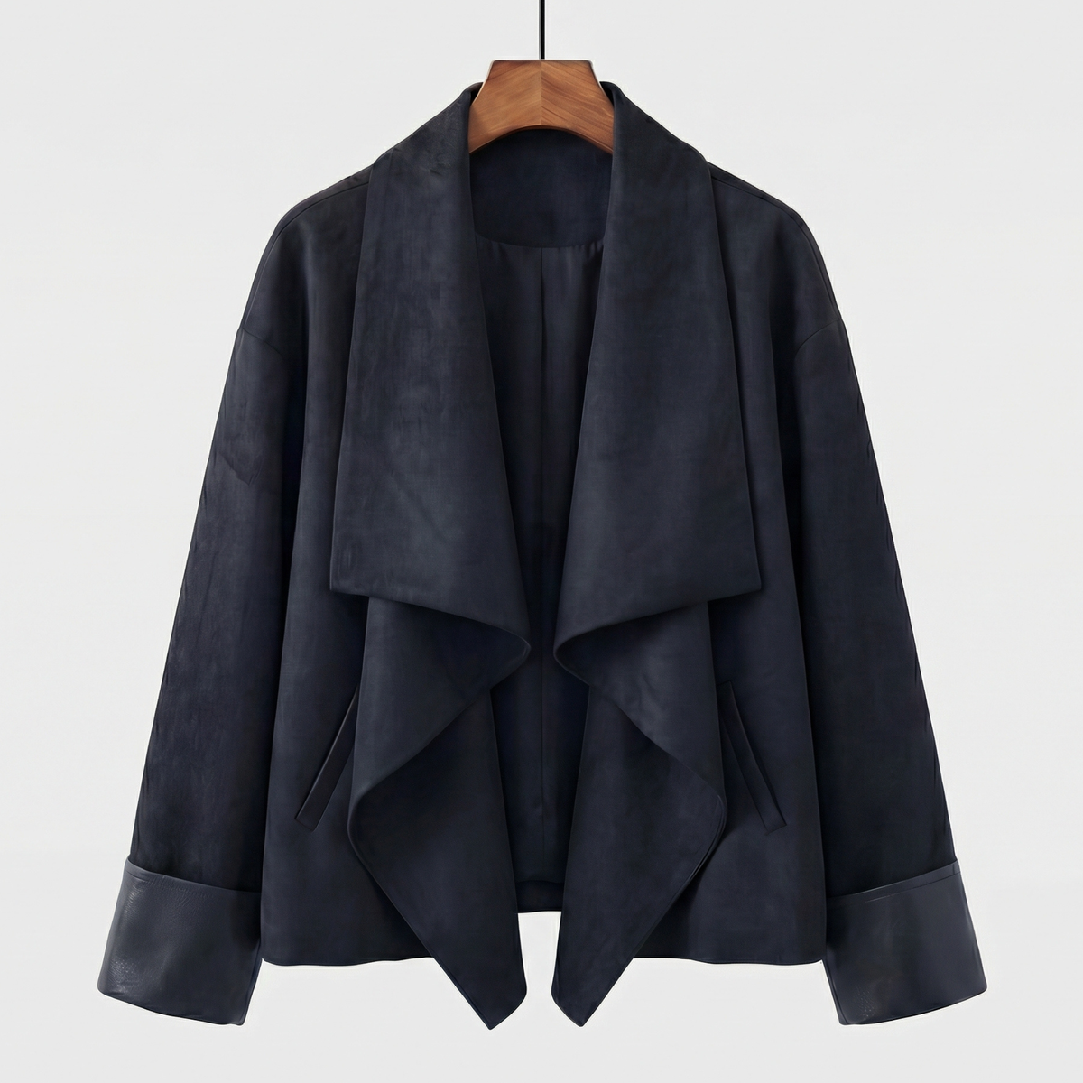 Women's Drape Jacket | Draped Lapel & Flowy Silhouette 5