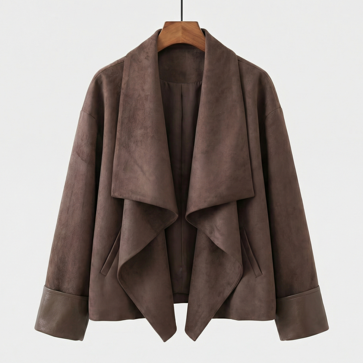 Women's Drape Jacket | Draped Lapel & Flowy Silhouette 1