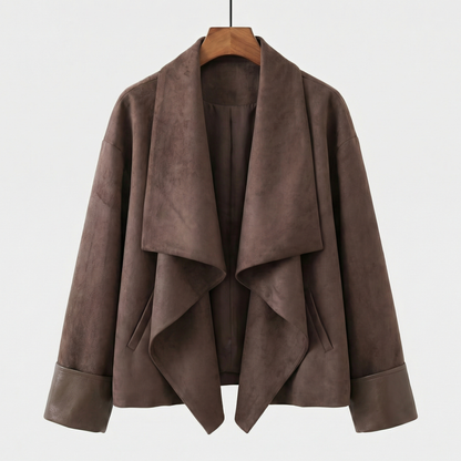 Women's Drape Jacket | Draped Lapel & Flowy Silhouette 1