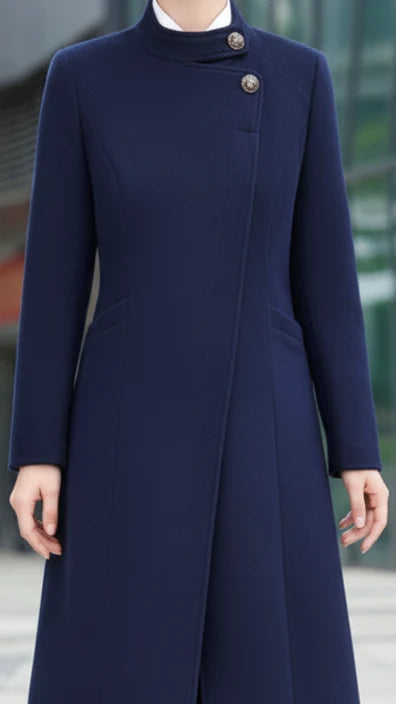 Sophia | Button Maxi Coat - Lumina 1