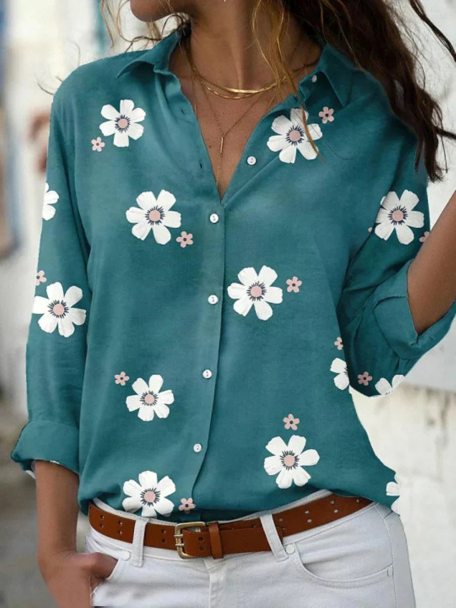 Women's Floral Blouse | Long Sleeve & Flattering Silhouette 4