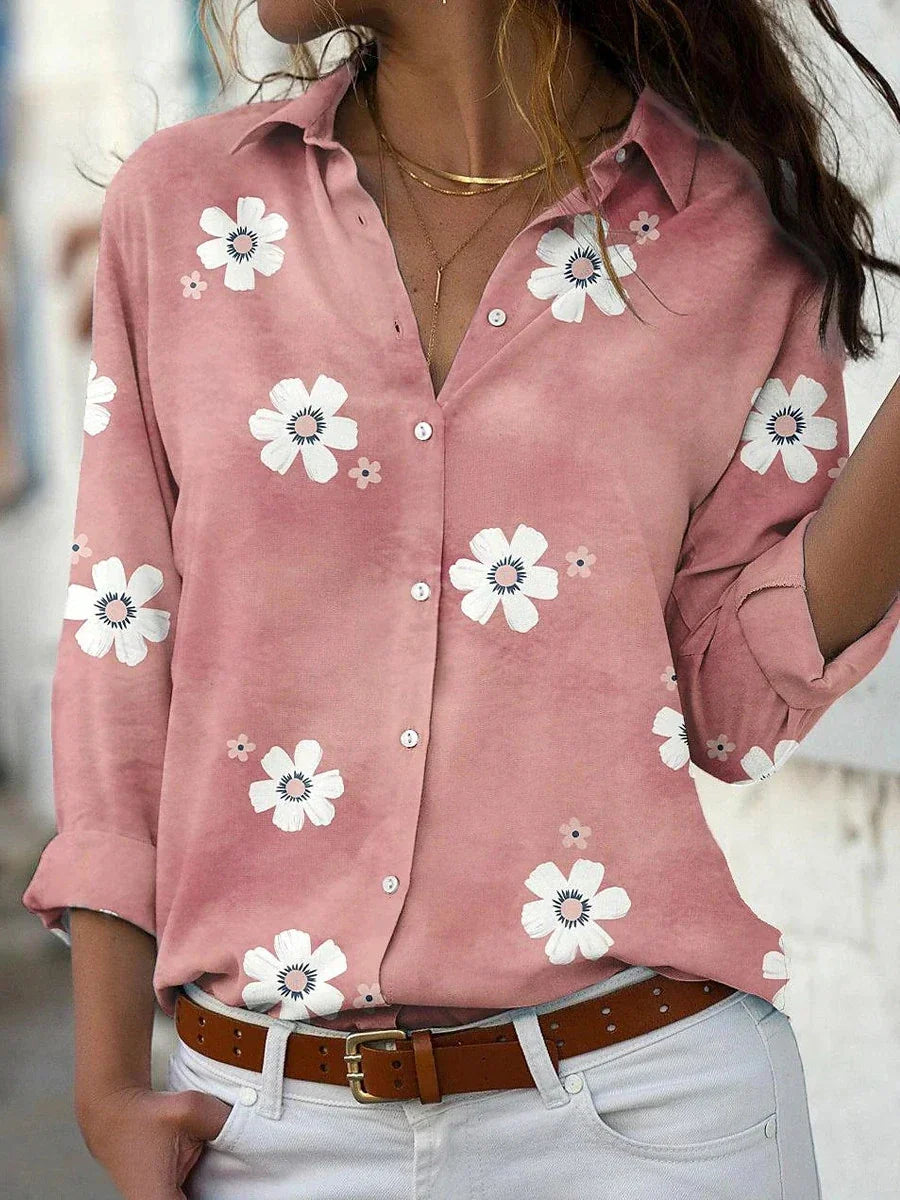 Women's Floral Blouse | Long Sleeve & Flattering Silhouette 1
