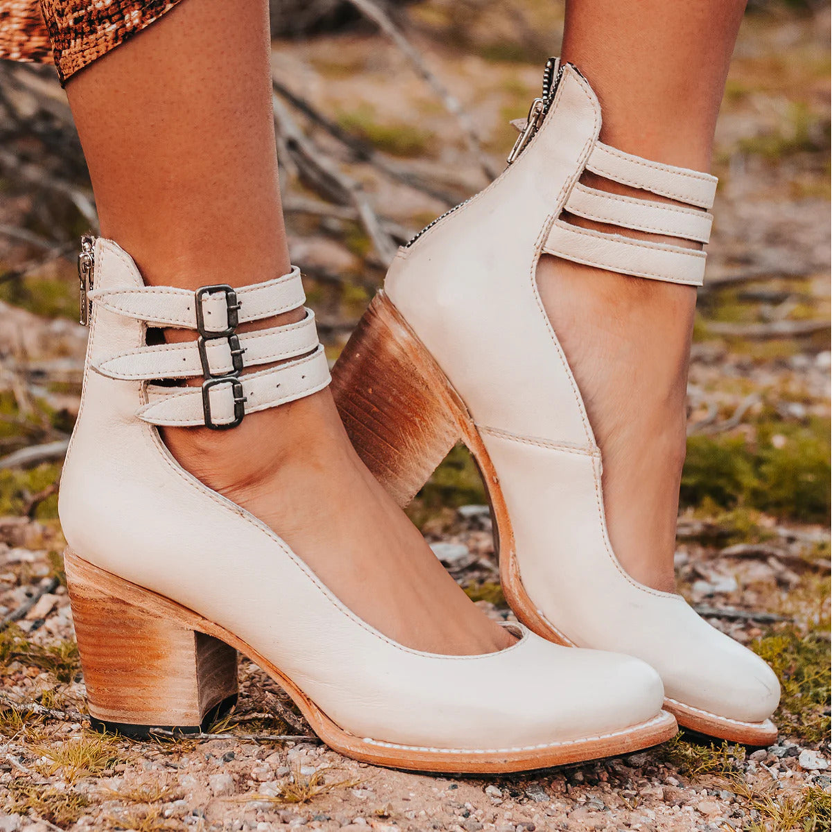 Women's Heel Sandals | Vintage Style Block Heel Shoes With Ankle Straps