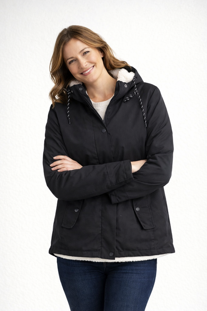 Women's Hooded Jacket | Warm & Windproof