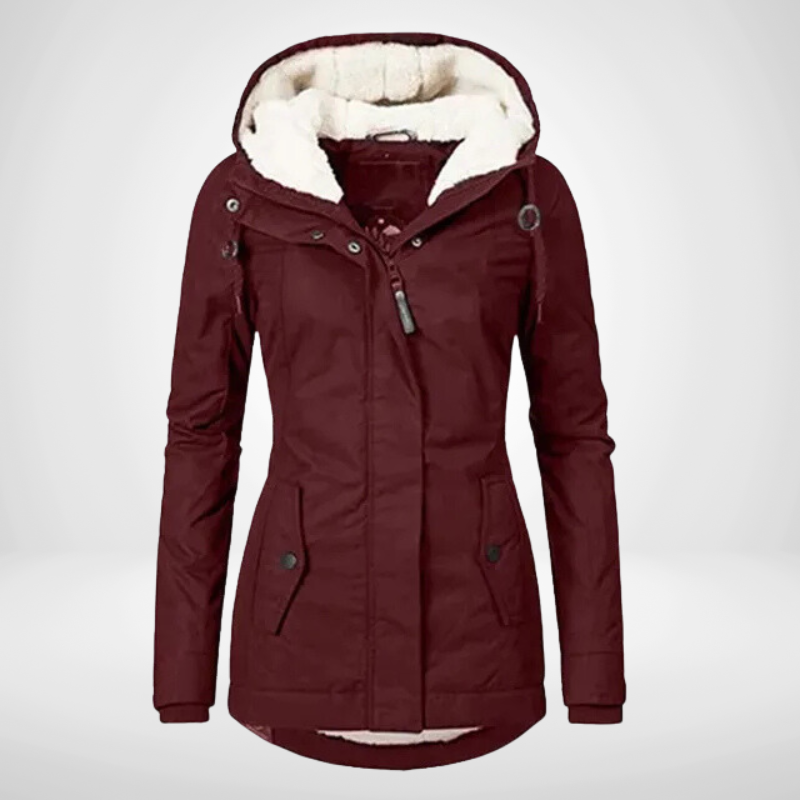 Women's Hooded Lined Jacket | Warm & Cosy