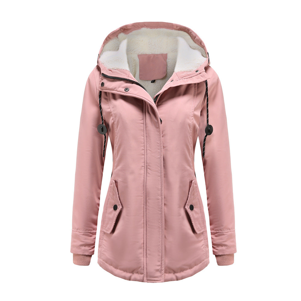 Women's Hooded Lined Jacket | Warm & Cosy