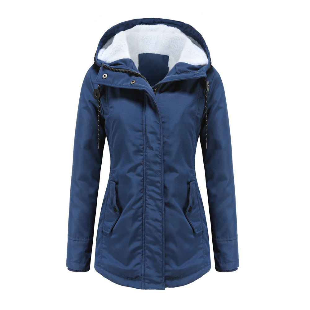 Women's Hooded Lined Jacket | Warm & Cosy