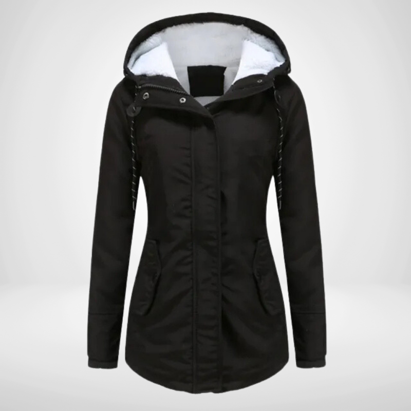 Women's Hooded Lined Jacket | Warm & Cosy