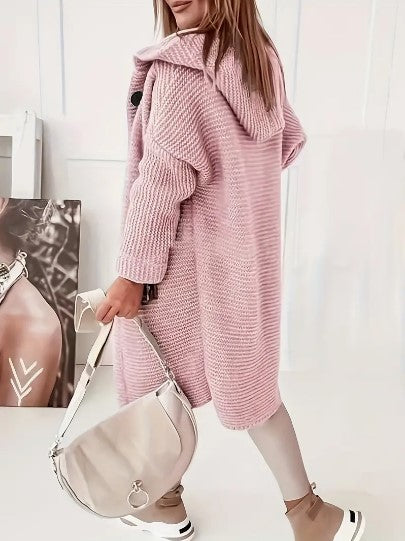 Women's Hooded Oversized Cardigan | Relaxed Fit & Warm
