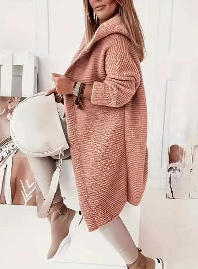 Women's Hooded Oversized Cardigan | Relaxed Fit & Warm