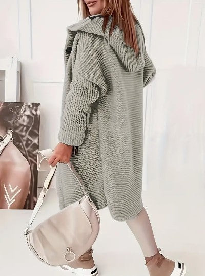 Women's Hooded Oversized Cardigan | Relaxed Fit & Warm