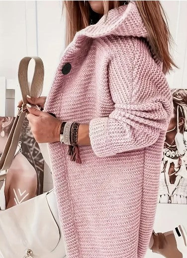 Women's Hooded Oversized Cardigan | Relaxed Fit & Warm