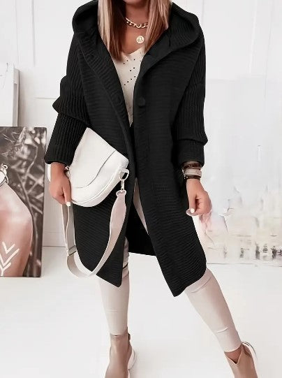Women's Hooded Oversized Cardigan | Relaxed Fit & Warm