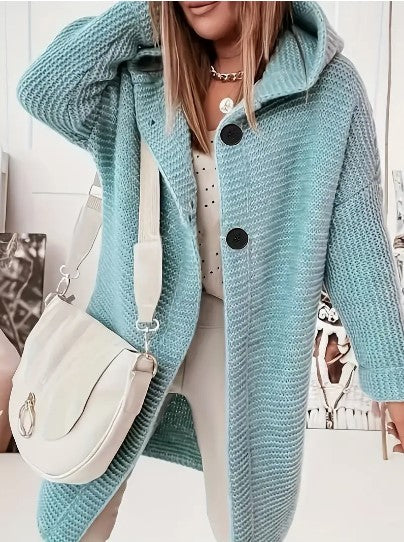 Women's Hooded Oversized Cardigan | Relaxed Fit & Warm