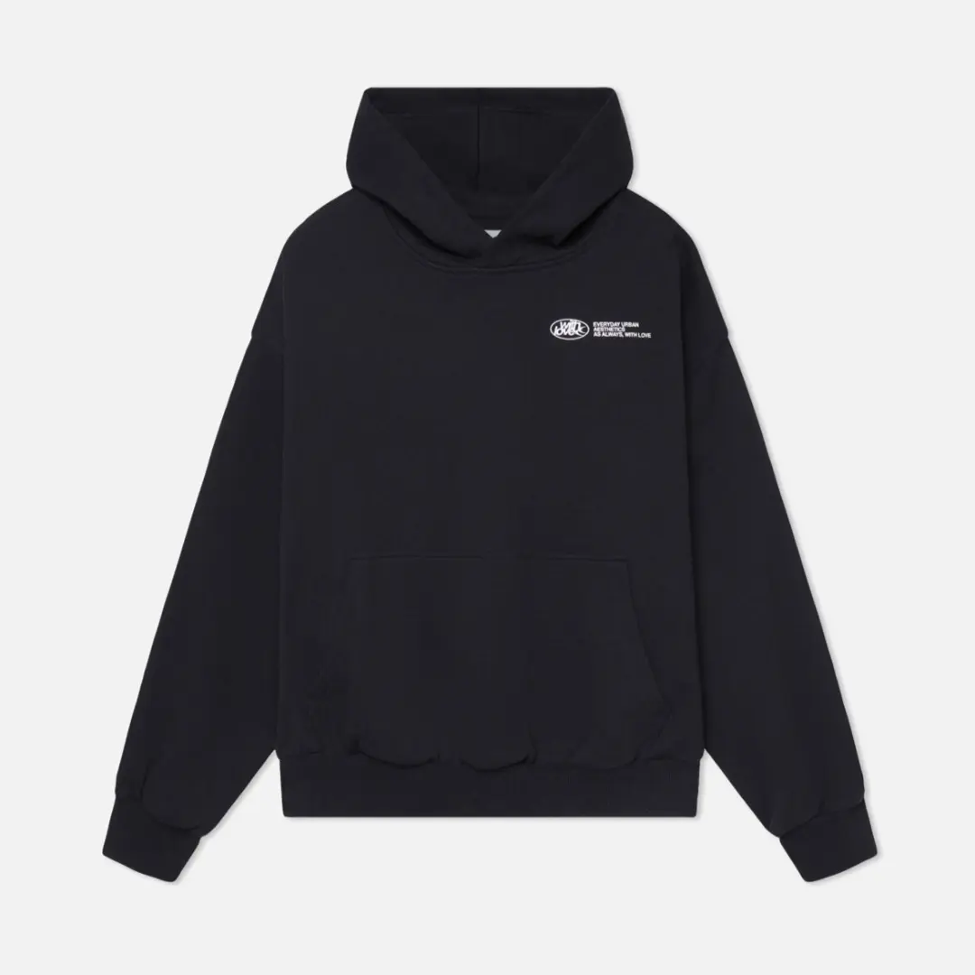 Women's Hoodie | Arched Back Print, Boxy Cropped Fit