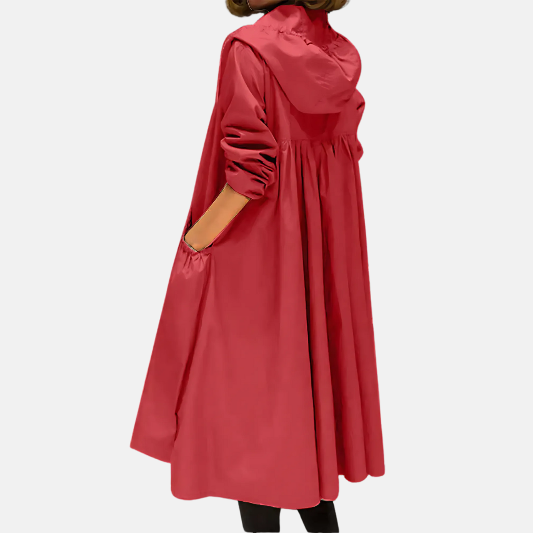 Women's Hoodie | Full-Length Zip, Knee-Length Swing