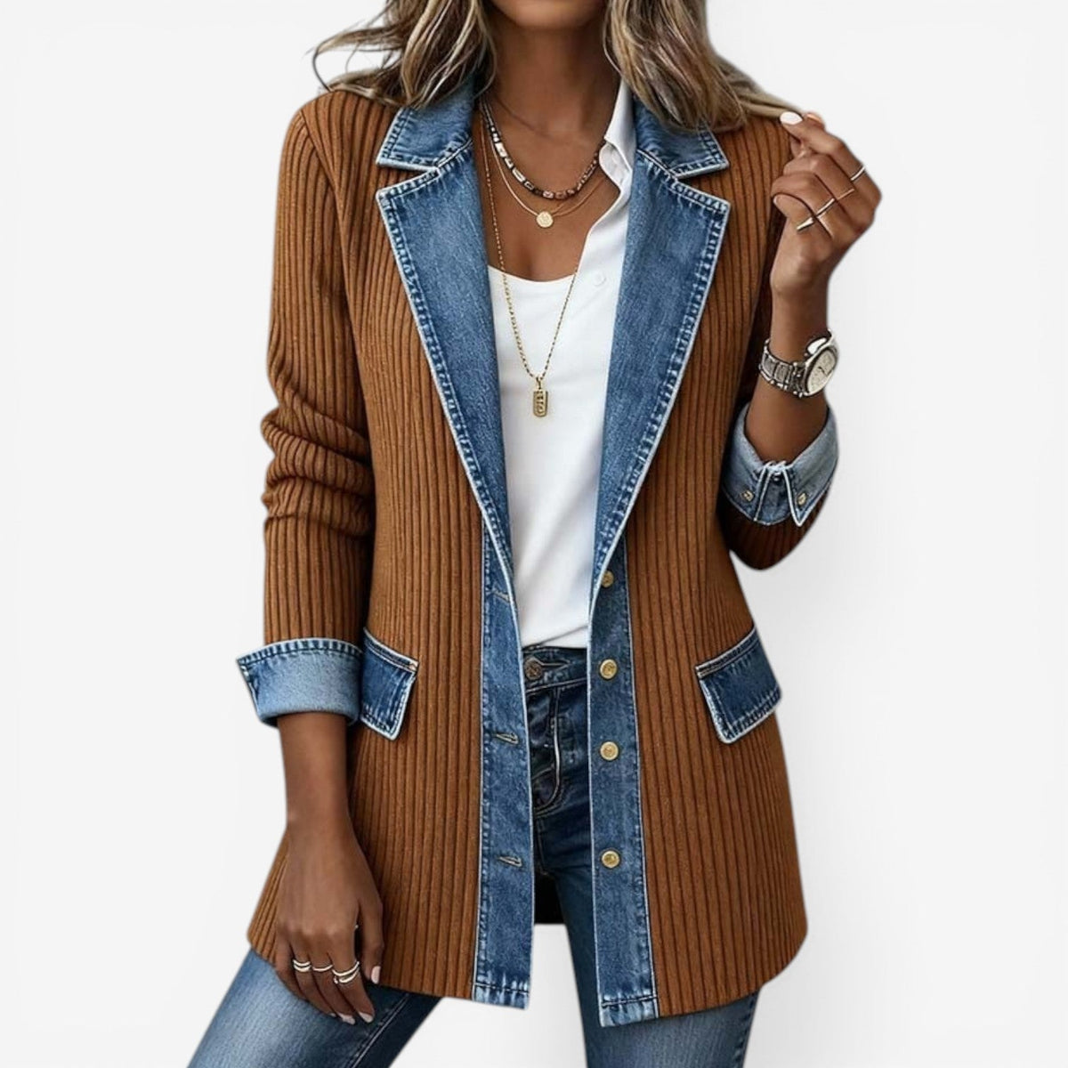 Women's Jacket | Hybrid Knit Design