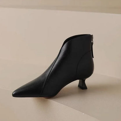 Women's Kitten Heel Boots | Pointed Toe & Comfort 7