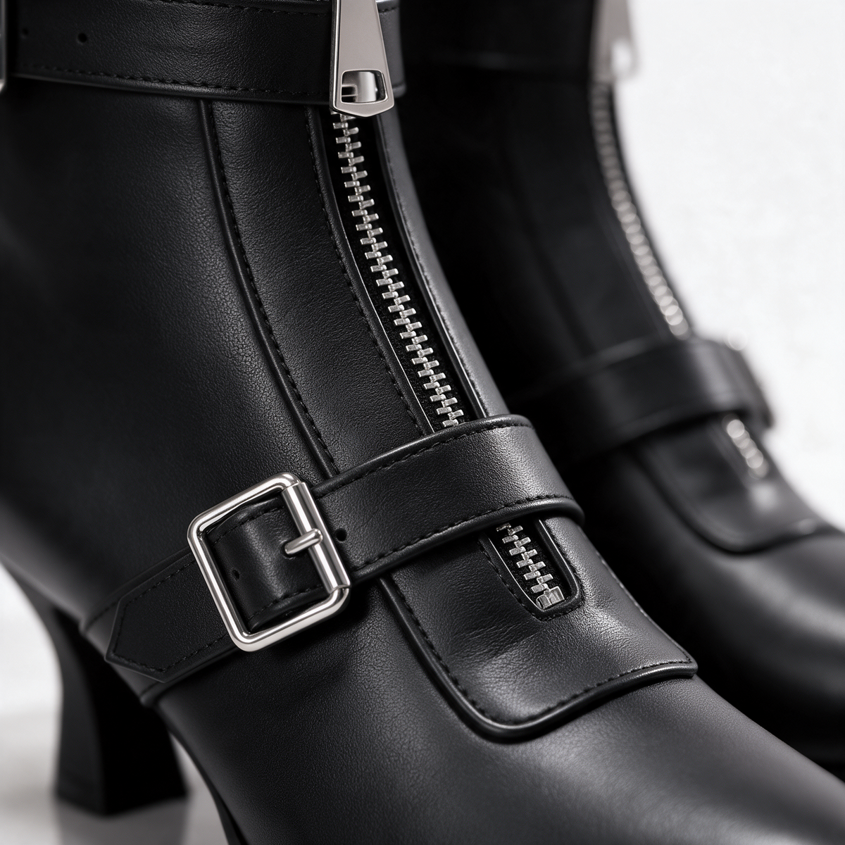 Women's Kitten Heel Zip Boots | Pointed Toe & Steady Step 16