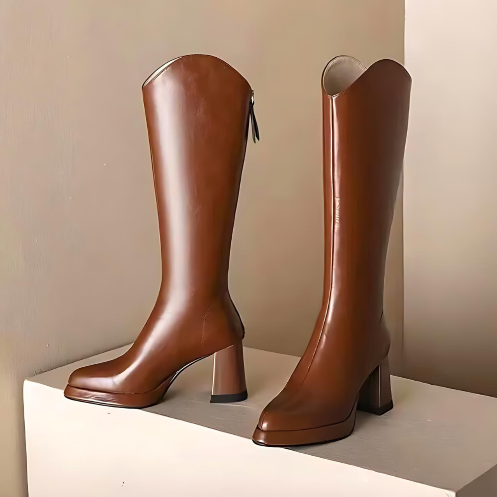 Women's Knee High Boot | Block Heel & All-Day Comfort 2