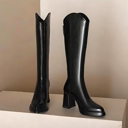 Women's Knee High Boot | Block Heel & All-Day Comfort 5