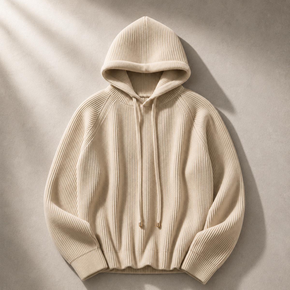 Women's Knit Hoodie | Ribbed Warmth & Easy Fit 4