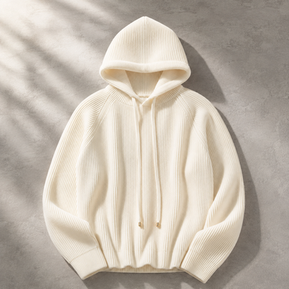 Women's Knit Hoodie | Ribbed Warmth & Easy Fit 5