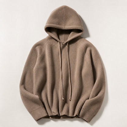 Women's Knit Hoodie | Ribbed Warmth & Easy Fit 6