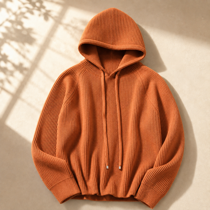 Women's Knit Hoodie | Ribbed Warmth & Easy Fit 7