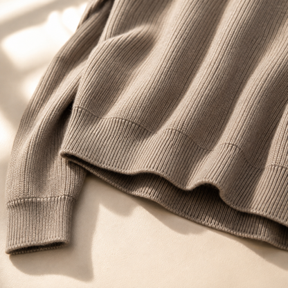 Women's Knit Hoodie | Ribbed Warmth & Easy Fit 9