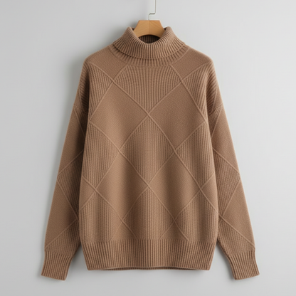 Women's Knit Sweater | High Neck & Warm Comfort 2