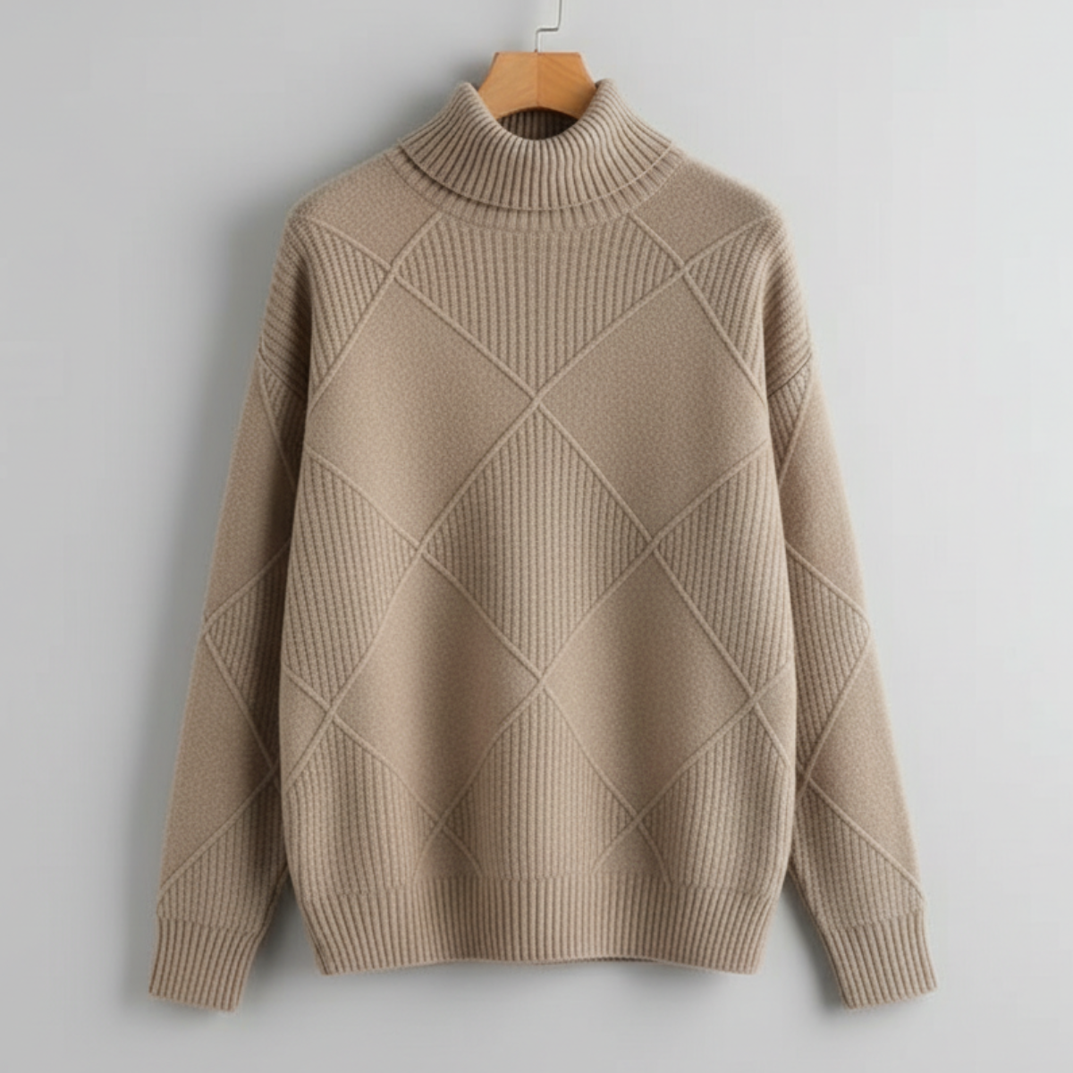Women's Knit Sweater | High Neck & Warm Comfort 8