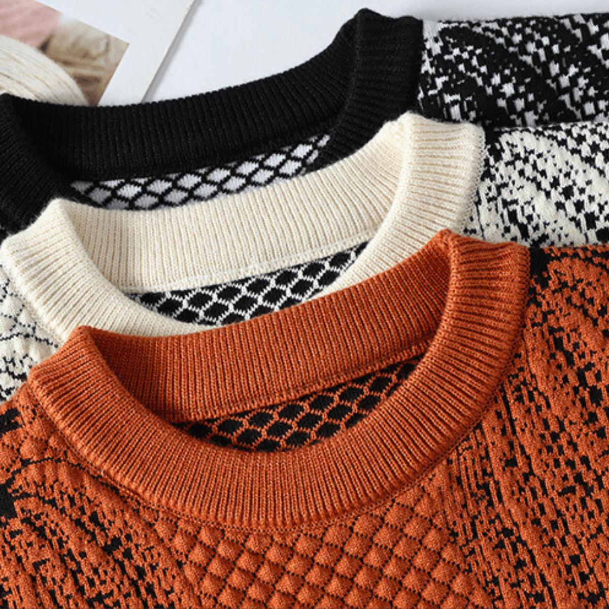 Pumpkin Knit Sweater - Boncini