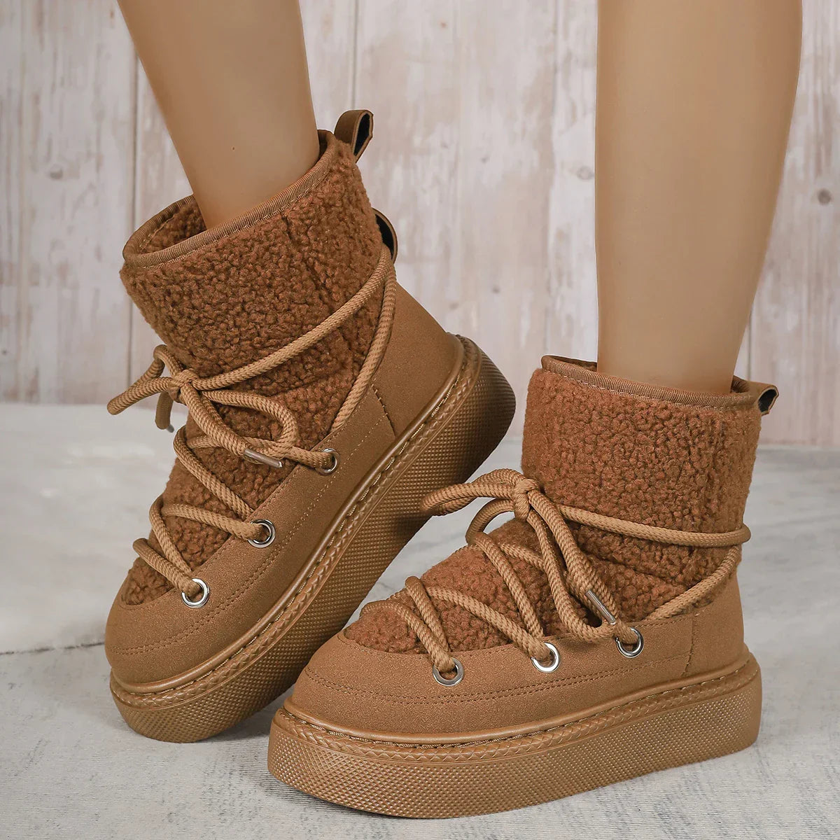 Women's Lace-Up Ankle Boots | Orthopedic Support & Cushioning