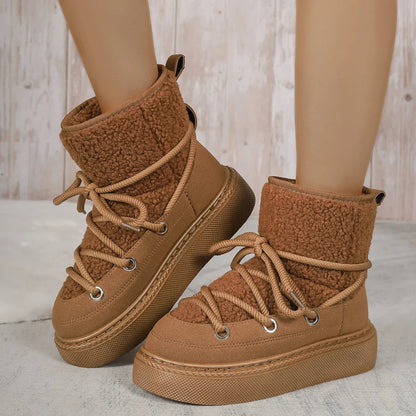 Women's Lace-Up Ankle Boots | Orthopedic Support & Cushioning