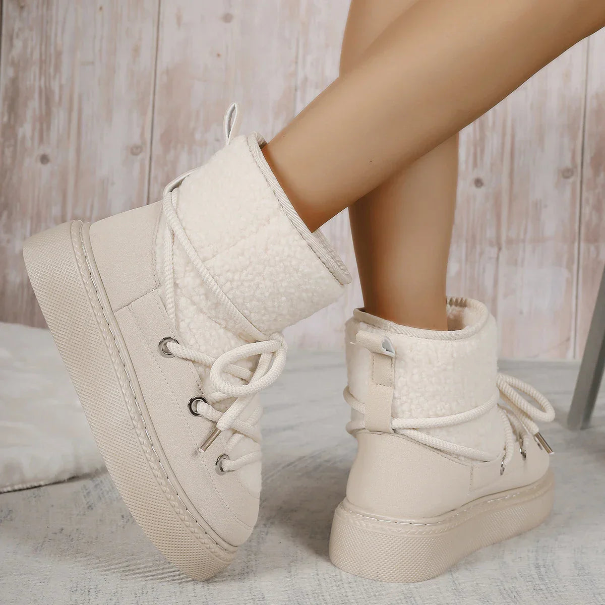 Women's Lace-Up Ankle Boots | Orthopedic Support & Cushioning