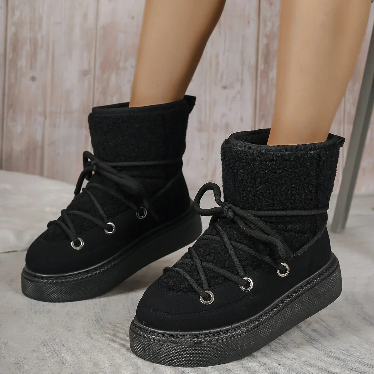 Women's Lace-Up Ankle Boots | Orthopedic Support & Cushioning