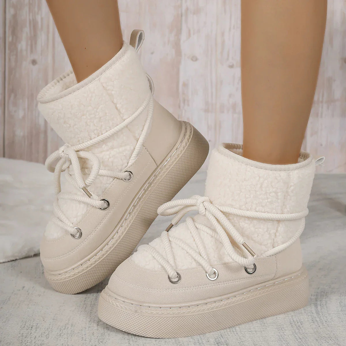 Women's Lace-Up Ankle Boots | Orthopedic Support & Cushioning