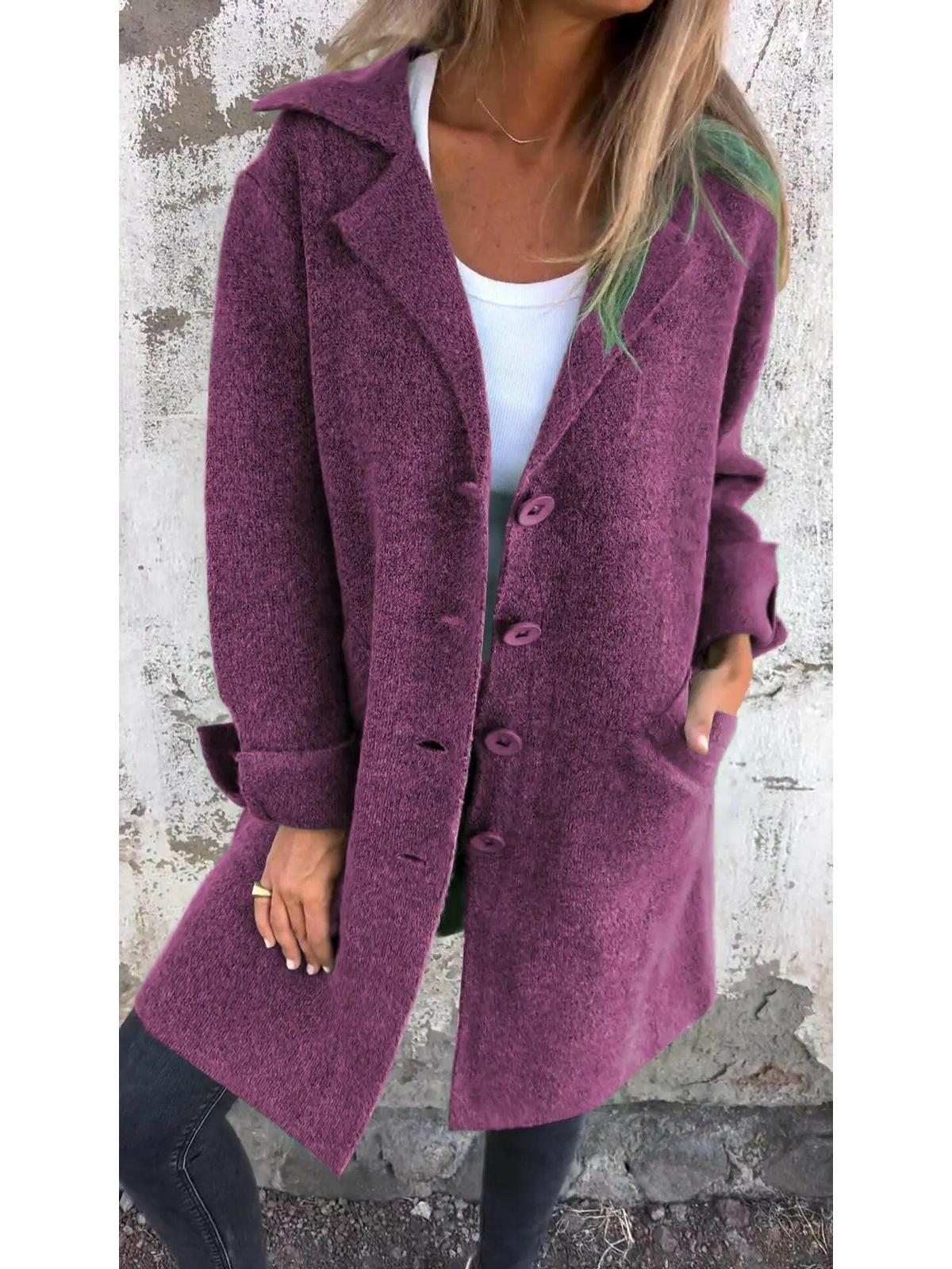 Women's Long Knit Coat | Effortless Style & All-Day Comfort
