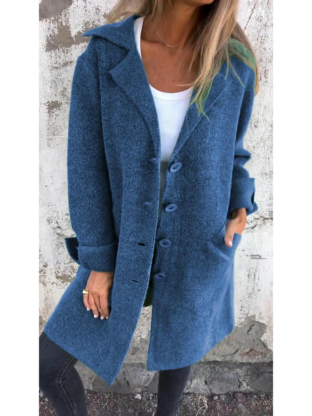 Women's Long Knit Coat | Effortless Style & All-Day Comfort