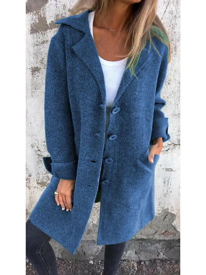 Women's Long Knit Coat | Effortless Style & All-Day Comfort