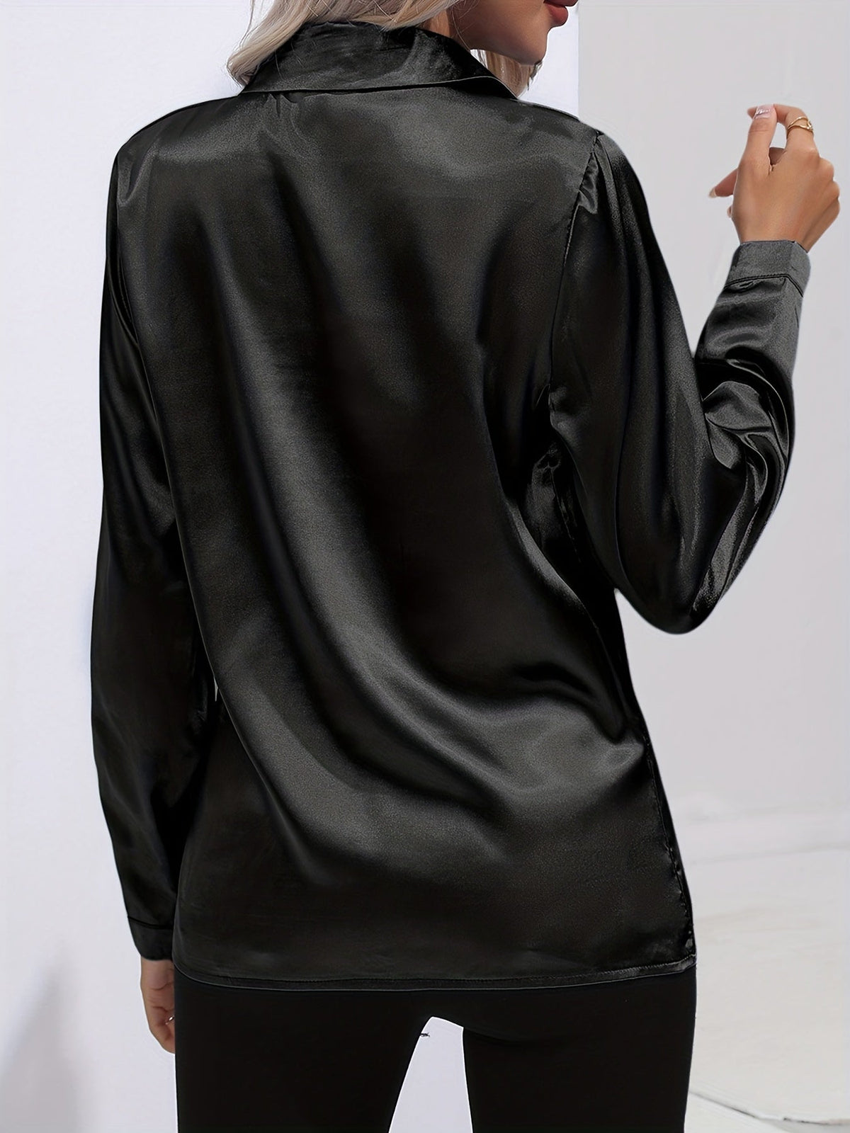 Women's Long Sleeve Blouse | Button-Up & Versatile 9