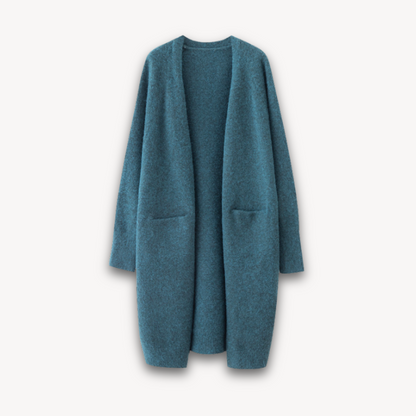 Chic Longline Open Front Cardigan for Versatile Wear
