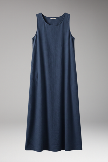 Women's Maxi Dress | Sleeveless With Deep Side Pockets