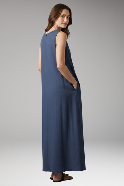 Women's Maxi Dress | Sleeveless With Deep Side Pockets