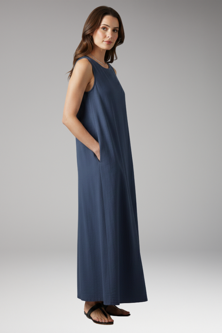 Women's Maxi Dress | Sleeveless With Deep Side Pockets